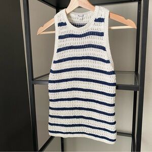 Last Chance! Madewell Crochet Knit Tank Top